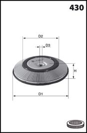 LUCAS FILTERS Воздушный фильтр LFAF335